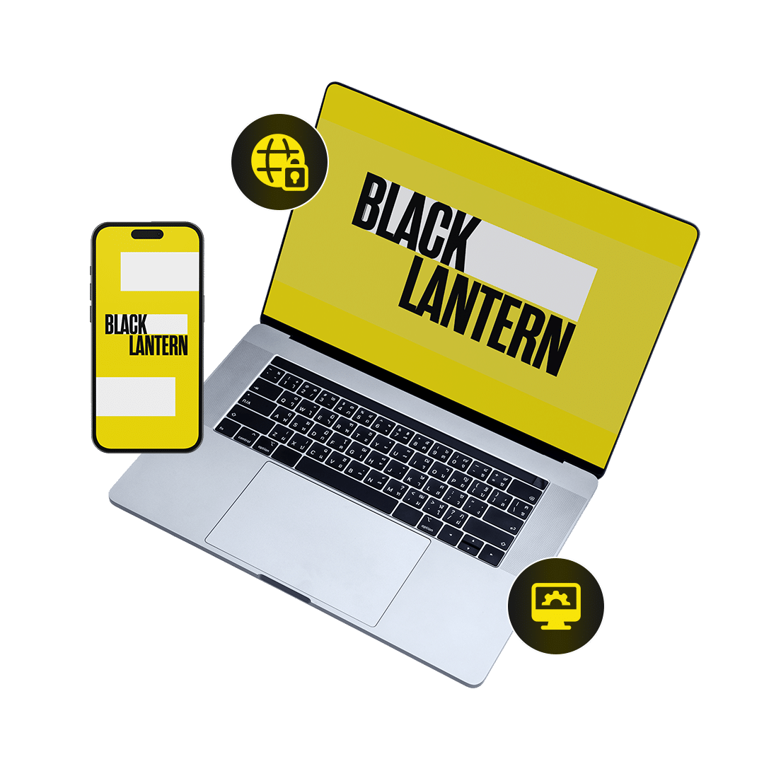 Black Lantern Managed IT Support Homepage