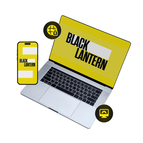 Black Lantern Managed IT Support Homepage