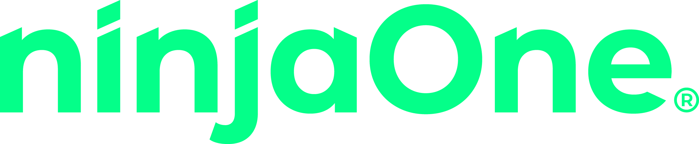 ninjaOne logo vivid green